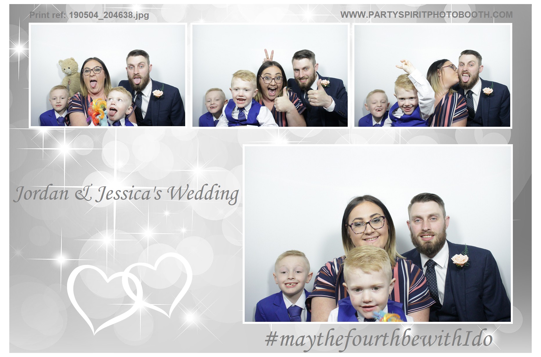 Jordan and Jessica's Wedding | View more photos from the event at gallery.partyspiritphotobooth.com/u/PartySpiritPhotoBooth/Jordan-and-Jessicas-Wedding